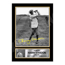 HARRY VARDON 2 Limited Edition Golfer Signed Print - Golf