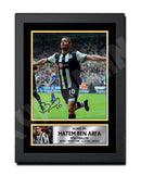 HATEM BEN 2 Limited Edition Football Player Signed Print - Football