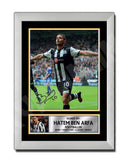 HATEM BEN 2 Limited Edition Football Player Signed Print - Football