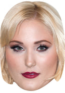 HAYLEY HASSELHOFF JB - Model Fancy Dress Cardboard Celebrity Party Face Mask