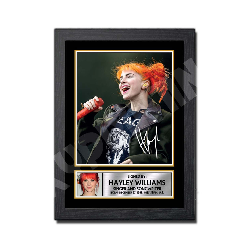HAYLEY WILLIAMS (1) Limited Edition Music Signed Print