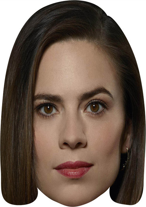HAYLEY ATWELL MH 2017 Celebrity Face Mask Fancy Dress Cardboard Costume Mask