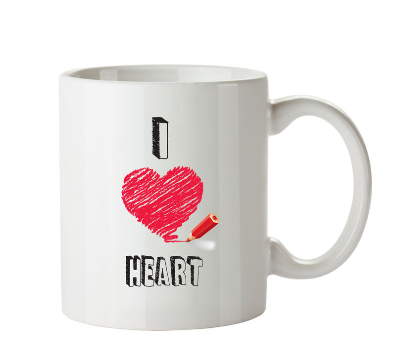 I Love HEART Celebrity Mug