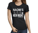 Heartbeat Hen White Custom Hen T-Shirt - Any Name - Party Tee