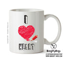 I Love HEART Celebrity Mug