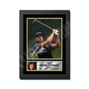 HENRIK STENSON Limited Edition Golfer Signed Print - Golf