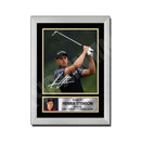 HENRIK STENSON Limited Edition Golfer Signed Print - Golf