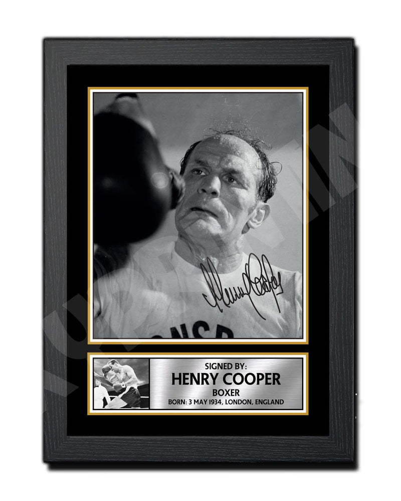 HENRY COOPER Limited Edition Boxer Signed Print - Boxing