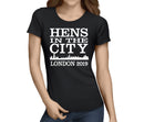 Hens In The City White Custom Hen T-Shirt - Any Name - Party Tee