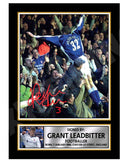 HERMANN HREIDARSSON Limited Edition Football Player Signed Print - Football