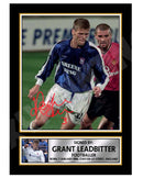 HERMANN HREIDARSSON 2 Limited Edition Football Player Signed Print - Football