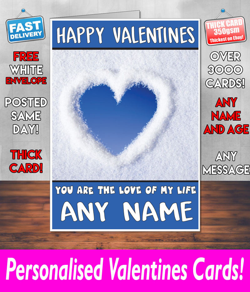 PERSONALISED HIS OR HERS Boyfriend Girlfriend Hubby Wife Lover Style KE152 Valentines Day Card
