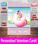 PERSONALISED HIS OR HERS Boyfriend Girlfriend Hubby Wife Lover Style KE156 Valentines Day Card