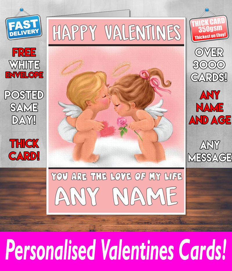PERSONALISED HIS OR HERS Boyfriend Girlfriend Hubby Wife Lover Style KE181 Valentines Day Card