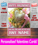 PERSONALISED HIS OR HERS Boyfriend Girlfriend Hubby Wife Lover Style KE187 Valentines Day Card