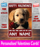 PERSONALISED HIS OR HERS Boyfriend Girlfriend Hubby Wife Lover Style KE207 Valentines Day Card