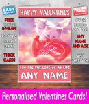 PERSONALISED HIS OR HERS Boyfriend Girlfriend Hubby Wife Lover Style KE211 Valentines Day Card