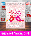 PERSONALISED HIS OR HERS Boyfriend Girlfriend Hubby Wife Lover Style KE60 Valentines Day Card