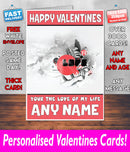 PERSONALISED HIS OR HERS Boyfriend Girlfriend Hubby Wife Lover Style KE74 Valentines Day Card