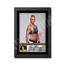 HOLLY HOLM Limited Edition MMA Wrestler Signed Print - MMA Wrestling