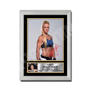 HOLLY HOLM Limited Edition MMA Wrestler Signed Print - MMA Wrestling
