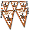 HORSE RIDING PARTY Bunting Premium Party Decorations  (Standard Bunting (14.8cm X 21cm))