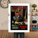 HOVERSTRIKE JAGUAR CD Retro GAME INSPIRED THEME Nintendo NES Gaming A4 A3 A2 Or A1 Poster Art 129