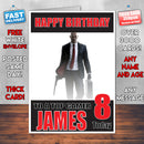 HTIMAN BM THEME INSPIRED Style PERSONALISED Kids Adult FUNNY Birthday Card