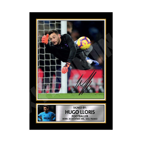 HUGO LLORIS Football Player Printed Signature Print