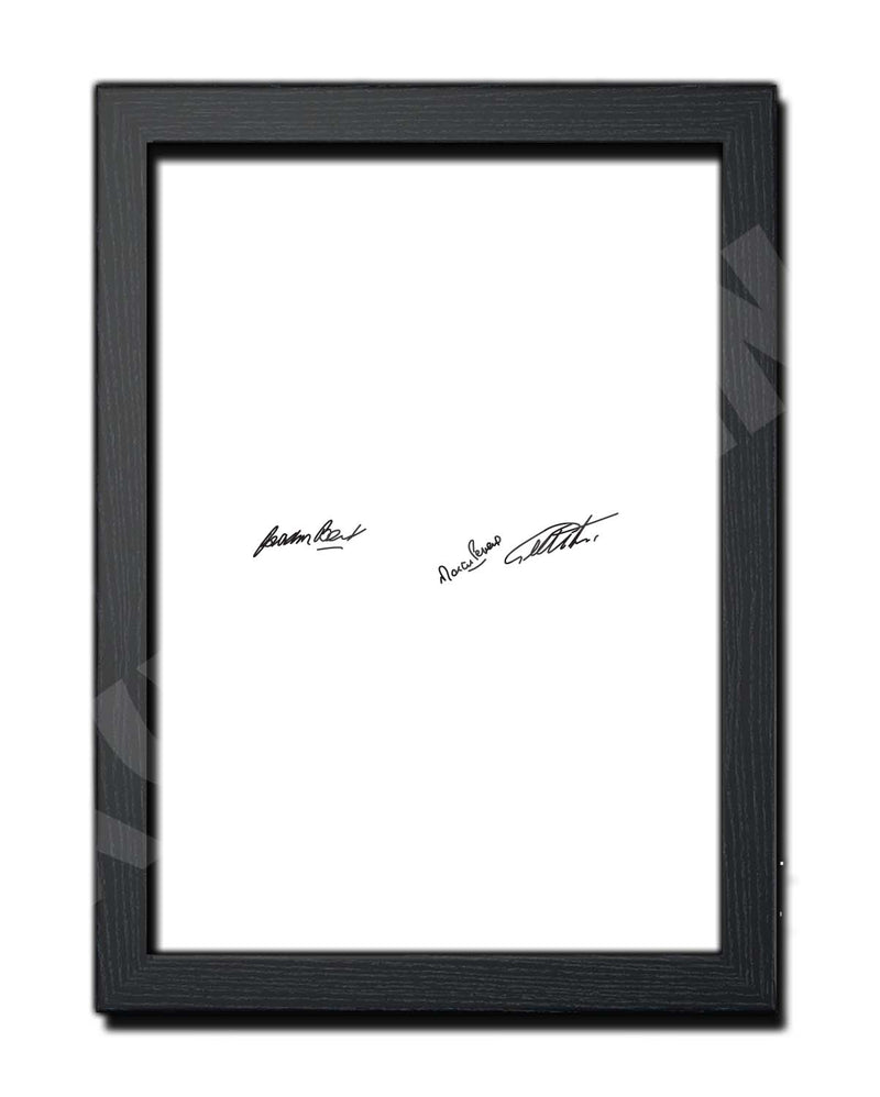 HURST PETERS BANKS Limited Edition Football Player Signed Print - Football