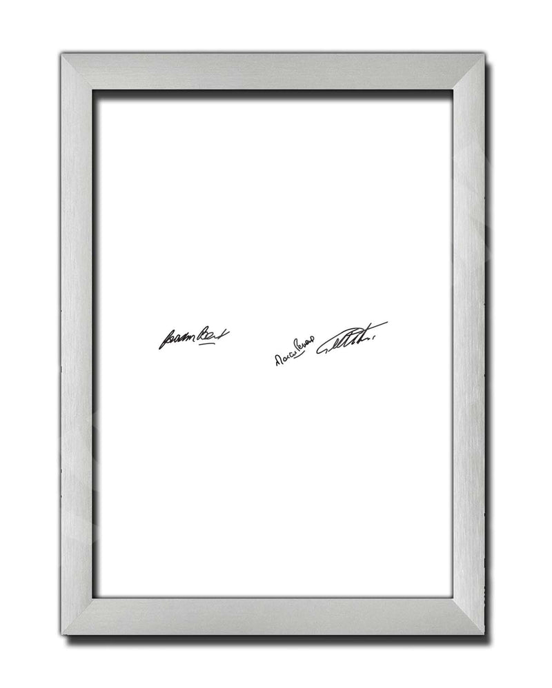 HURST PETERS BANKS Limited Edition Football Player Signed Print - Football