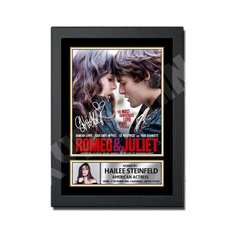 Hailee Steinfeld 3 Limited Edition Movie Signed Print