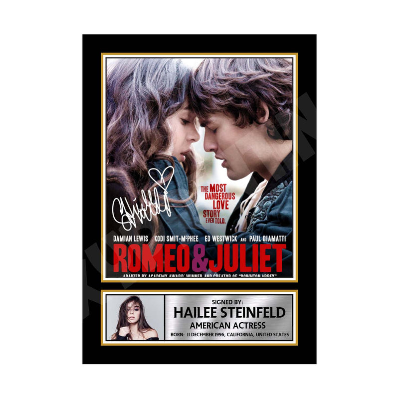 Hailee Steinfeld 3 Limited Edition Movie Signed Print