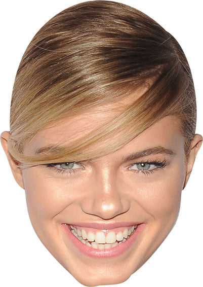 Hailey Clauson Face Mask – Fancy Dress Cardboard Costume Mask