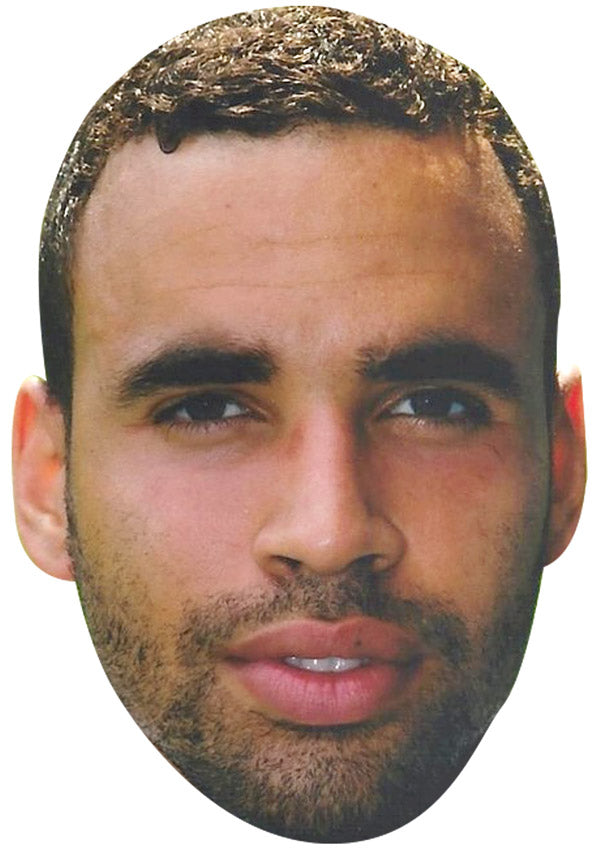 HAL ROBSON KANU JB - Footballer Fancy Dress Cardboard Celebrity Party Face Mask