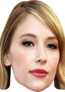Haley Bennett MH 2017 Celebrity Face Mask Fancy Dress Cardboard Costume Mask