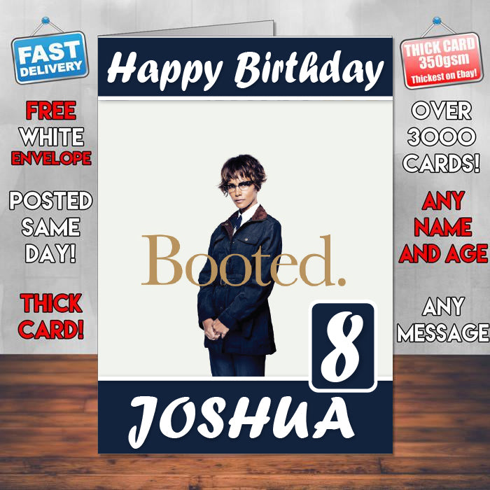 Halle Berry Kingsman The Golden Circle Theme Style Personalised Kids Inspired Movie Birthday Card (SA)