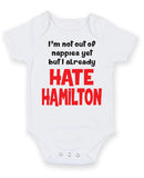 Hamilton Hate Football Fan Baby Grow Bodysuit