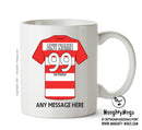 Hamilton Academical Football Team Mug Personalised Birthday Age And Name
