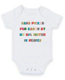 Hand Picked For Earth Personalised Baby Boy Girl Unisex Short Sleeve Bodysuit