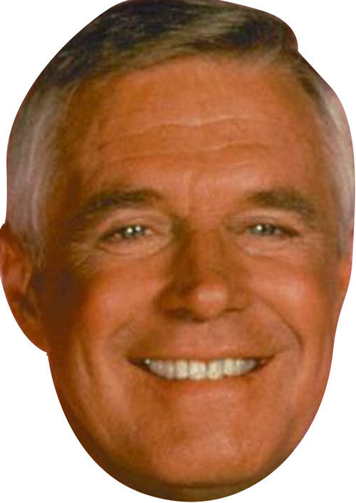 Hannibal Smith A Team Celebrity Face Mask Fancy Dress Cardboard Costume Mask