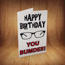 Happy Birthday Bummer INSPIRED Adult Personalised Birthday Card Birthday Card