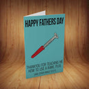 Happy Fathers Day INSPIRED Adult Personalised Birthday Card Birthday Card