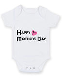 Happy 1st First Mother's Day Baby Grow Bodysuit