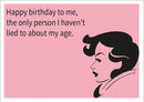 Happy Birthday To Me INSPIRED Adult Personalised Birthday Card Birthday Card
