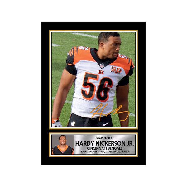 Hardy Nickerson Jr. American Football Printed Signature Print