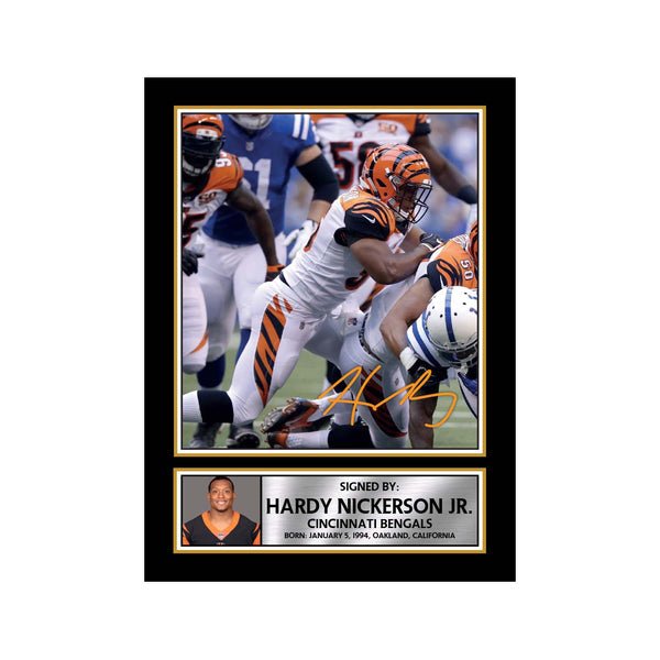 Hardy Nickerson Jr 2 American Football Printed Signature Print