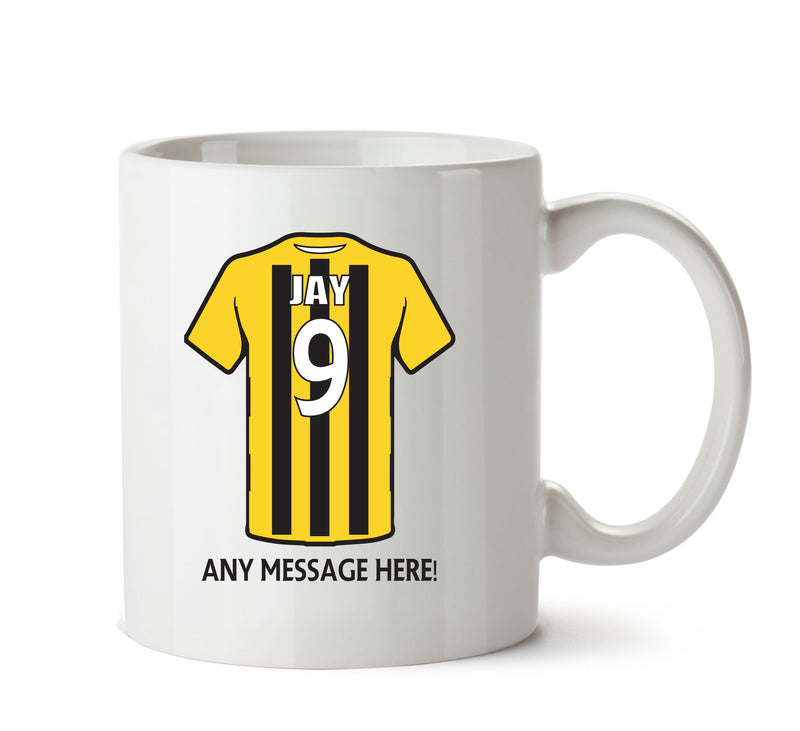 Harrogate Town INSPIRED Football Team Mug Personalised Mug
