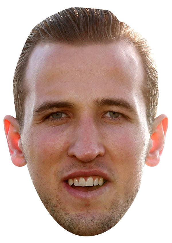 HARRY KANE MASK JB - Footballer Fancy Dress Cardboard Celebrity Party Face Mask