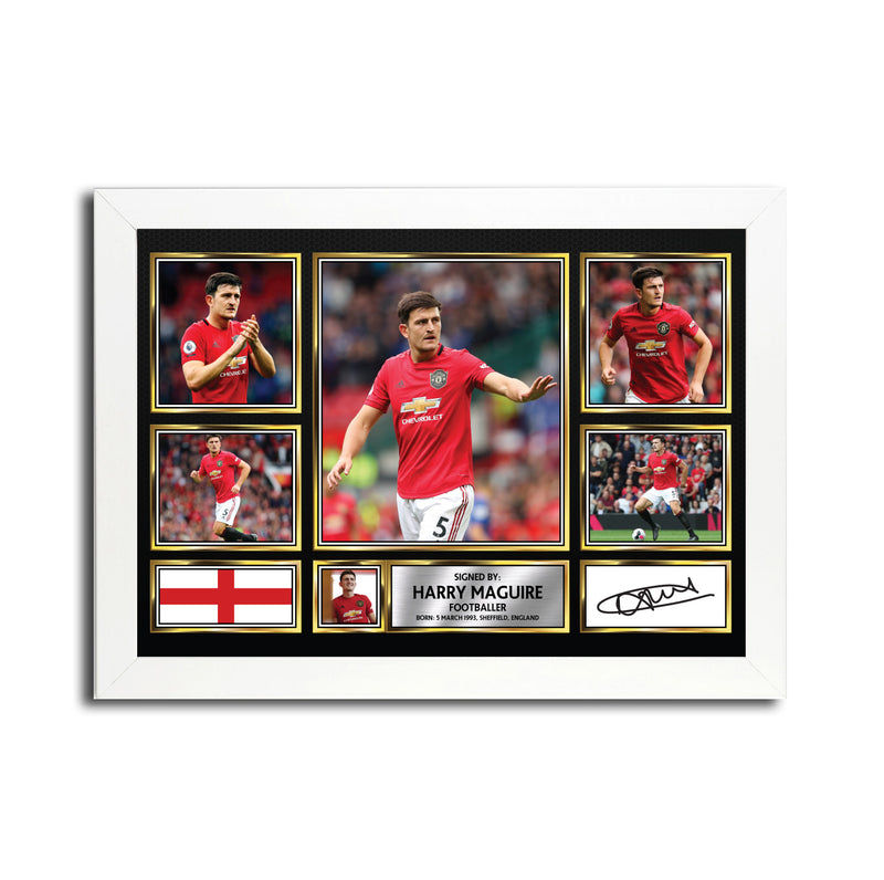 Harry Maguire MC1600 Autographed Football Poster